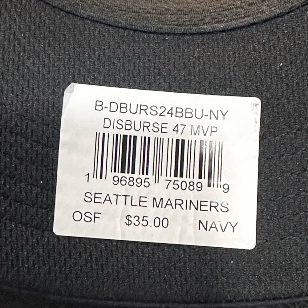 Seattle Mariners ‘47 Adjustable MVP Mesh Hat Cap Navy OSFM MLB - Picture 5 of 5